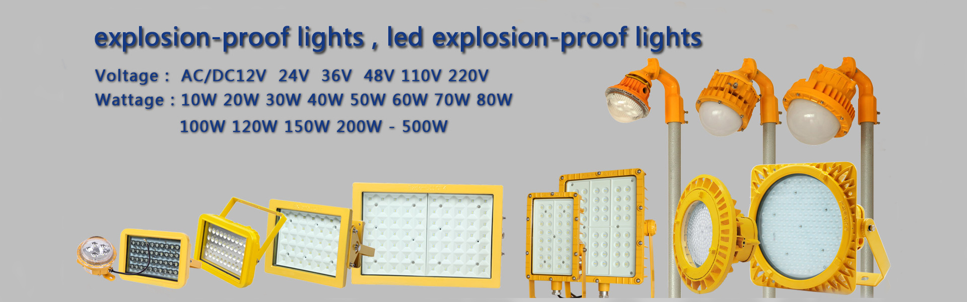 Explosion-proof mobile work light